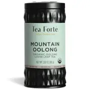 Tea Forte Mountain Oolong Premium Organic Loose Leaf Caffeinated Oolong...