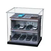 Hot Diecast Wheels Display Case - 1/64 Scale Die-cast Model Car Display Case ...