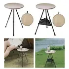 Outdoor Folding Round Table Foldable Picnic Table Portable with Carry Bag