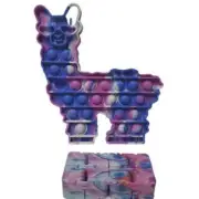 Llama Push Pop It Bubble Popper Fidget Box Stress Anxiety Reliever Toy New