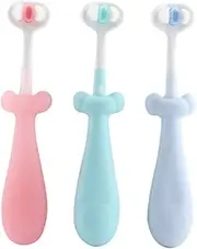 Beatifufu 3 Pack Soft Bristle Toothbrush Mini Toothbrush Soft for Boys and Girls