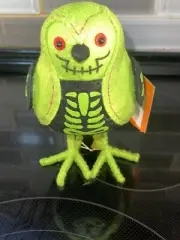Target Hyde & EEK! 2024 Halloween Featherly Friends Fabric Bird Green X-Ray