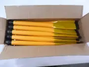 10 Pk Uline Flexible Delineator Flat Face Post 36" Yellow H-9871Y-POST SEE DESC