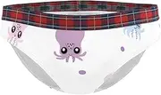 [Tiunyeah] Stretch Women Panties Ladies Underwear Octopus Hipster Panties S Bikini Panty