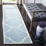 Safavieh Chatham BLUE / IVORY 2'-3" X 11' Runner - CHT730B-211