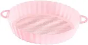 Mikinona Air Fryer Silicone Pot Reusable Non-stick Liner for Air Fryer Accessories High-grade Silicone Baking Tray Washable Oven Liner Prevents Food Sticking and Stains