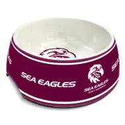 Manly Warringah Sea Eagles NRL Team Design 710ml Melamine Dog Bowl