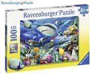 Ravensburger Reef of the Sharks 100-Piece Jigsaw Puzzle