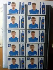 KEVIN DE BRUYNE 10 rookie stickers Champions league 2011/12 mint