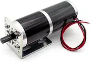 DC 12V 24V Planetary Gear Motor High Torque Mini Speed Adjustable Motor 12MM Output Shaft 5-980RPM Optional 84W WS-60GX6092R (100RPM, DC12V)