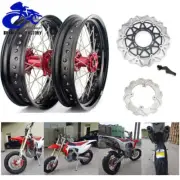 For Honda 17"x3.5/4.25 Supermoto Wheels Rotors Adapter CRF250R CRF450R 2015-2018