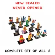 LEGO Collectible Minifigures: 8805 SERIES 5 Complete set of 16 *New sealed*