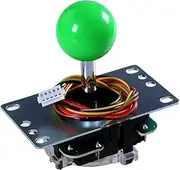 Sanwa JLF-TP-8YT-SK OEM Green Ball Handle Arcade Joystick 4 & 8 Way Adjustable (Mad Catz SF4 Tournament Joystick Compatible)