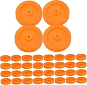 Hohopeti 100Pcs Plastic Pulley Wheels for DIY Projects Multi Use Gear for Educational Craft Pulley for Rc Cars and Models Durable and Gears for Hands Learning