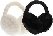 [Holibanna] Earmuffs for Winter 2pcs Warm and Comfortable Ear Muffs Made of Material Soundproof