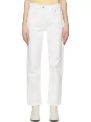 Rag & Bone harlow ankle jeans Optic White