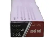 Stila Stay All Day Dual Ended Liquid Eye Liner Micro Tip INTENSE BLACK & MAI TAI