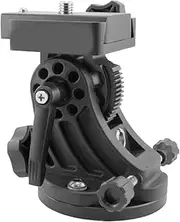 DSLR Night Sky Tracker Equatorial Mount, 0° (Horizontal) to 70° Adjustment Equatorial Wedge Accessory with 3/8 Inch Thread for Astrophotography, Aluminum Alloy, Black
