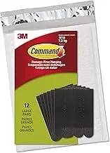 Command Picture Hanging Strips, Black, Decorate Damage-Free, Easy to Open Packaging (PH206BLK-12NA)