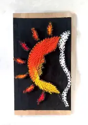 String Art Wooden Handmade Home Deco Birthday Gift Good Quality Beautiful Craft