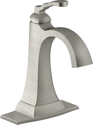 KOHLER K-R30996-4D Ridgeport Single-Handle Bathroom Sink Faucet w/Drain Assembly