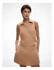 [Witchery] Tie Wrap Top in Caramel