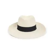 [Maison Michel] Maison Michel-Natural Beige Brisa Eric Ribbon On Brisa Hat-Donna S STAND