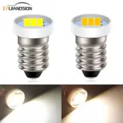 Ruiansion E10 Flashlight LED Torch Light Car Screw Bulb 6V 12V 24V 6000K 4300K