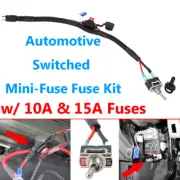 Automotive Switched Fuse for Towed Vehicles ATM Mini Blade Fuse Box 10A 15A Fuse