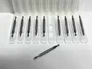 CARBIDE DOUBLE END END MILL 3/32" DIAMETER STUB 3/16" LOC 2 FLUTE 10 PACK PCS