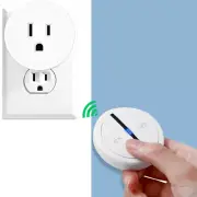 Wireless Remote Control Outlet Switch Power Plug In 1200W Expandable for Lights