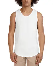 Goodlife Sun Faded Slub Scallop Tank Medium