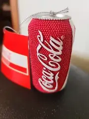 Coca-Cola Can Christmas Ornament Glitter Kurt Adler New With Tag
