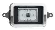 Dakota Digital 40 Chevy Silver Clock w/Blue LED For VHX Gauge Kit VLC-40C-S-B (for: Chevrolet)