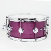 dw DRX16514SSC099 Collector s Pure Maple Snare Drum VLT Shell 14 6.5 Purple