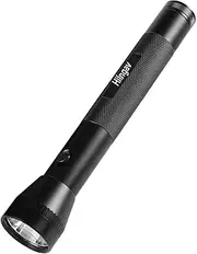 Hilngav Heavy Duty 3-Cell D Battery LED Big Flashlights, Single Mode, Aluminum Alloy Torch, Rugged Metal Flashlight for Outdoor Adventures and Emergency Power Outages