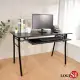 LOGIS 極簡H腳馬鞍皮工業風電腦桌 辦公桌 (長120x寬60x高74公分)