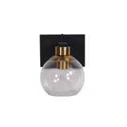 Clayton Clear Glass Wall Light