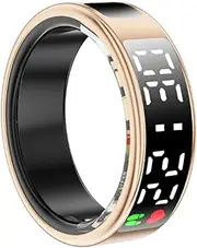 Smart Ring, Fitness Tracker Ring, Cordless Sports Health Tracker with APP, Charging Case, Support BT, IP68 Activity Tracker for Men Women Birthday Gift (#10)