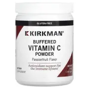 2 X Kirkman Labs, Buffered Vitamin C Powder, Passionfruit, 7 oz (198.5 gm)
