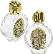 Luxshiny 2Pcs Decorative Glass Water Containers for Holy Water Perfume Elegant Design Material for Daily Use