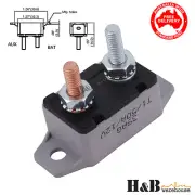 50A AMP 12V Circuit Breaker Dual Battery Fuse Automatic Auto Reset Sale