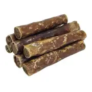 5"-6" Natural Dog Chew Treat Stuffed Beef Cow Gullet 1 lb. Bag