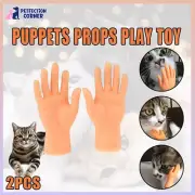 Kids and Cats Tiny Finger Puppet Hands - Fun Party Game and Story Time Prop