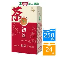 在飛比找樂天市場購物網優惠-波蜜靠茶初茗紅茶250ml x 24【愛買】