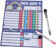 HOODANCOS Chart for Boys and Girls Household Boys and Girls Calendar Reward System and Visual Schedule Calendar Chart