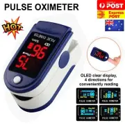 Pulse Oximeter Blood Oxygen Saturation SpO2 Meter Finger PR Monitor Fingertip TR