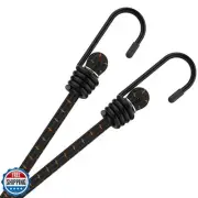 MARRTEUM Bungee Cords with Hooks 60 Inch Long Superior Latex Heavy Duty Elast