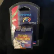 DYMO LetraTag Label Refill - Variety Pack 3 Cassettes 1/2"W x 13'L Labels 12331