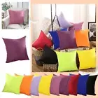 Solid Pillowcases Living Room Sofa Bedroom Decoration Pillowcases Square